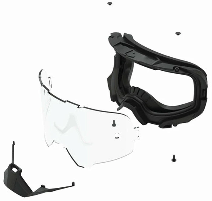 Leatt Velocity 6.5 Iriz White Red 28% мотоочки, двойная линза