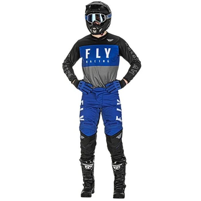 Fly Racing F-16 2022 комплект, сине-серо-черный
