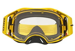 Oakley Airbrake Moto мотоочки желто-черный, прозрачная линза (OO7046-B5)