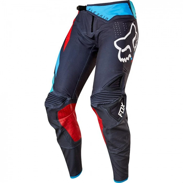 Fox Racing Flexair Seca мотоштаны, серо-красный