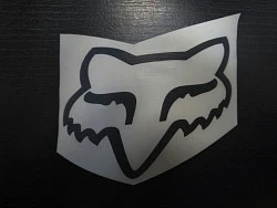 Fox наклейка плоттерная (10x8 см), черный