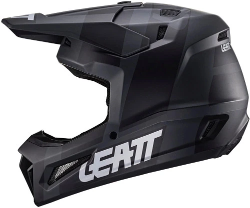 Leatt Kit Moto 3.5 V24 Black шлем кроссовый + Velocity 4.5 мотоочки