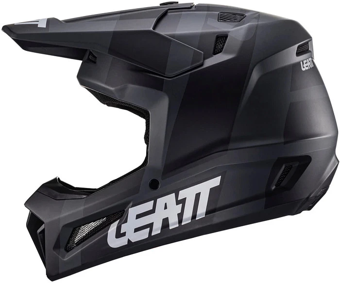 Leatt Kit Moto 3.5 V24 Black шлем кроссовый + Velocity 4.5 мотоочки