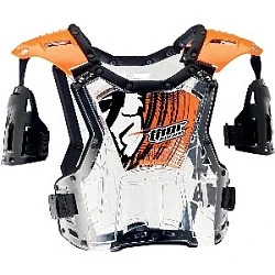 Thor Quadrant панцирь, прозрачный черно-оранжевый
