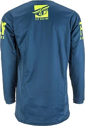 Fly Racing Kinetic Shield джерси, сине-желтый