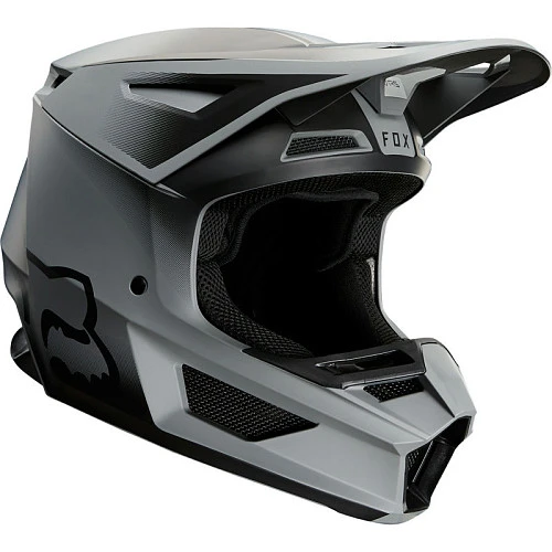 Fox Racing V2 Vlar Matt Black шлем кроссовый