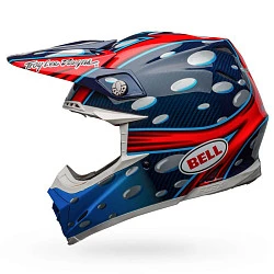 Bell Moto-9 Flex McGrath Replica Gloss Blue /Red /Black шлем кроссовый