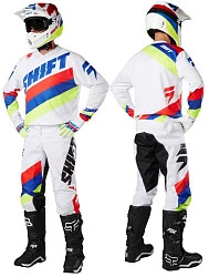 Shift Racing White Tarmac 2017 шлем кроссовый, белый