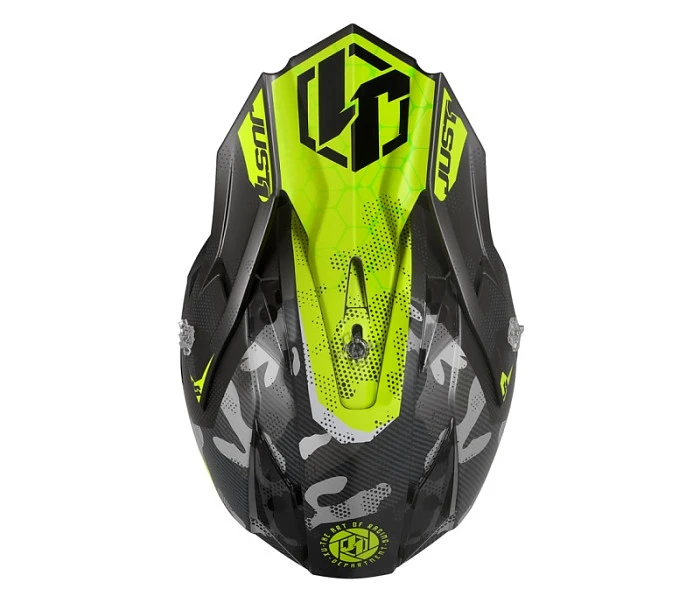 Just1 J32 Pro Swat Camo Yellow Fluo шлем детский, желто-черный