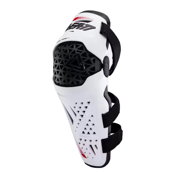 Leatt Dual Axis Pro White шарнирные наколенники, белый