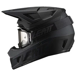Leatt Kit Moto 7.5 V21 Black шлем кроссовый + Velocity 4.5 мотоочки