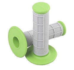 SM-Parts MX грипсы двухкомпонентные, зелено-серый