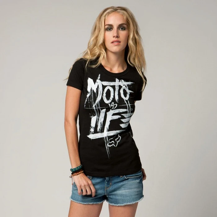 Fox Girls Furious Crew Neck Tee футболка женская, черный