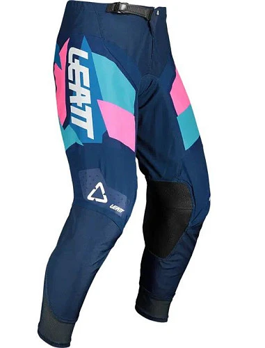 Leatt GPX 4.5 2021 Blue/Pink мотоштаны
