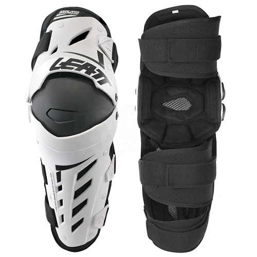 Leatt Dual Axis шарнирные наколенники, белый