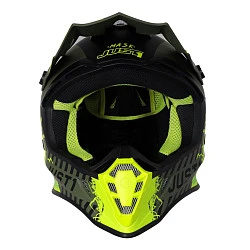 Just1 J38 Mask шлем кроссовый, желто-черный-хаки