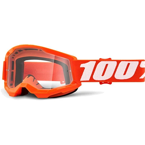 100% Strata 2 Youth Orange мотоочки подростковые, оранжевый