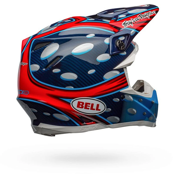 Bell Moto-9 Flex McGrath Replica Gloss Blue /Red /Black шлем кроссовый