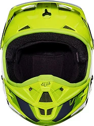 Fox Racing V1 Race 2017 шлем кроссовый, салатово-серый