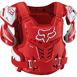 Fox Raptor Vest панцирь с плечами, красный