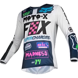 Fox Racing 180 Czar Youth 2019 джерси подростковая, сине-серый