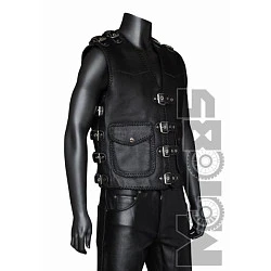 First V705 Жилет мужской с оплеткой кожа 2мм, XS-3XL