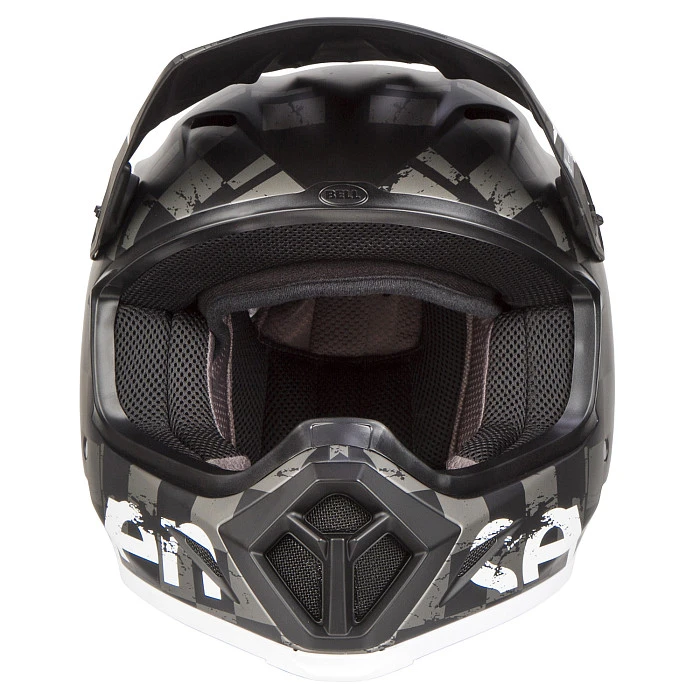 Bell MX-9 Mips Seven Checkmate шлем кроссовый, серо-черный матовый