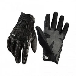 Fox Bomber S мотоперчатки с защитой, кожа, черный