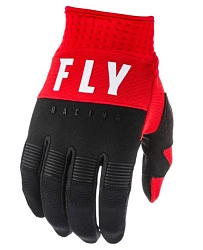 Fly Racing F-16 2020 мотоперчатки, красно-бело-черный