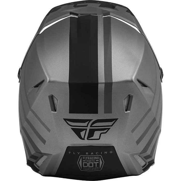 Fly Racing Kinetic Thrive шлем кроссовый, серо-черный матовый