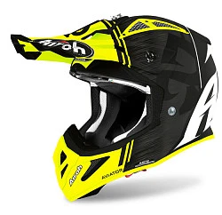 Airoh Aviator Ace шлем внедорожный, черно-желтый