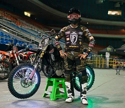 Blind Pigeon мотоштаны, зеленый камуфляж