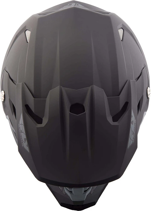 Fly Racing Toxin MIPS Solid шлем кроссовый, черный матовый