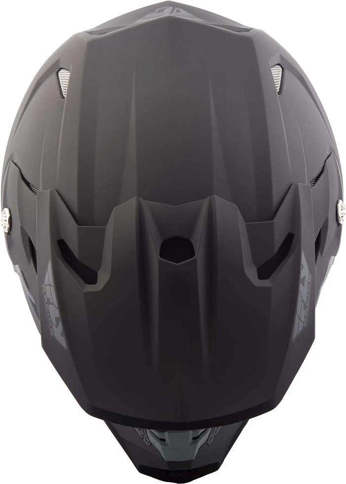Fly Racing Toxin MIPS Solid шлем кроссовый, черный матовый