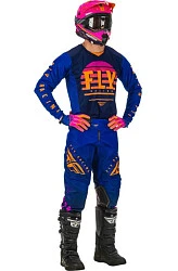 Fly Racing Kinetic K220 2020 комплект, сине-оранжевый