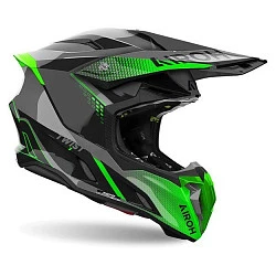 Airoh Twist 3 Shard Green Gloss шлем внедорожный