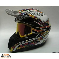 Airoh Jumper Mister X шлем кроссовый, разноцветный