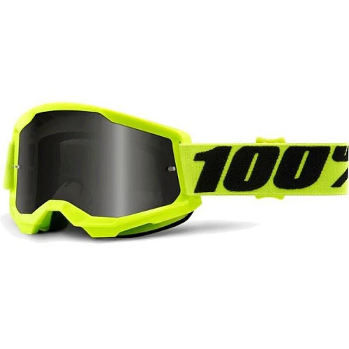 100% Strata 2 Sand Yellow / Smoke Lens мотоочки