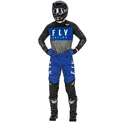 Fly Racing F-16 2022 комплект, сине-серо-черный
