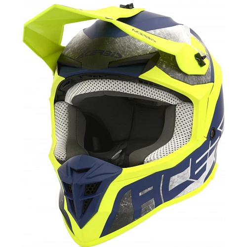 Acerbis Linear Yellow/Blue шлем внедорожный