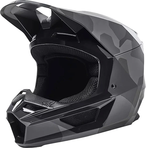 Fox Racing V1 Core Bnkr Black Camo шлем кроссовый