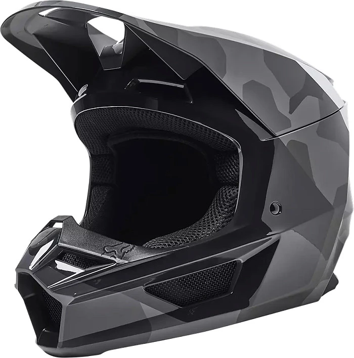 Fox Racing V1 Core Bnkr Black Camo шлем кроссовый