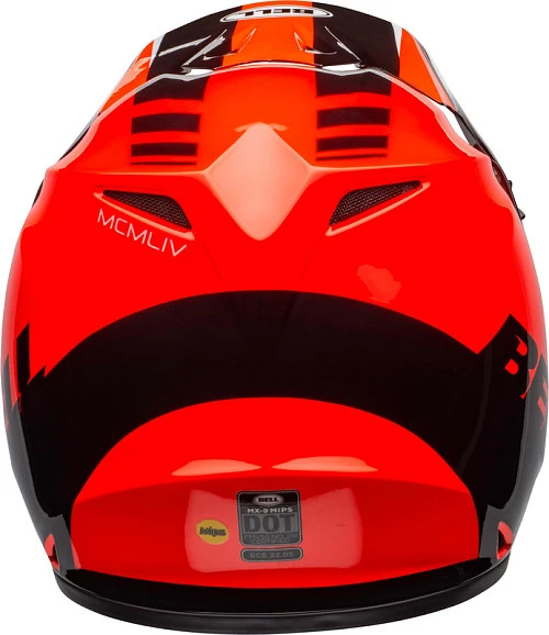 Bell Mx-9 Mips Dash Gloss Orange/Black шлем кроссовый