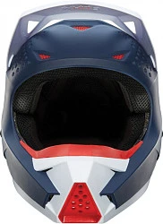 Shift White 2018 шлем кроссовый, сине-белый