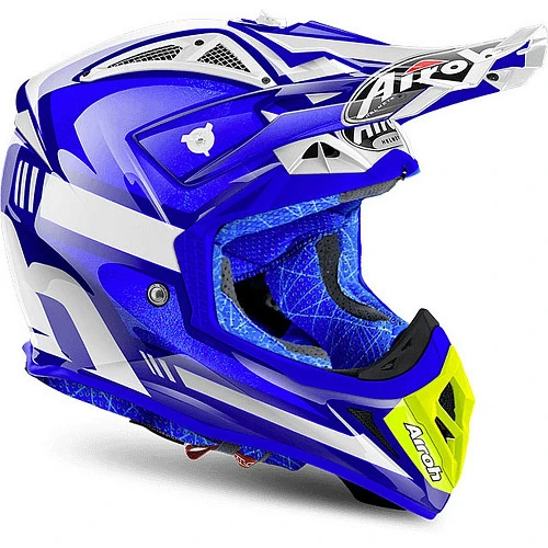 Airoh Aviator 2.2 Cairoli Ottobiano Blue шлем внедорожный, синий