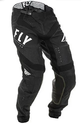 Fly Racing Lite Hydrogen 2020 мотоштаны, черно-белый