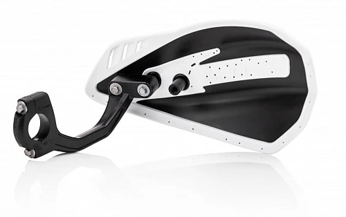 Cycra Cyclone защита рук c крепежом на руль, бело-черный