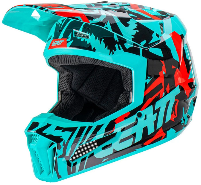 Leatt Kit Moto 3.5 Fuel шлем кроссовый + Velocity 4.5 мотоочки