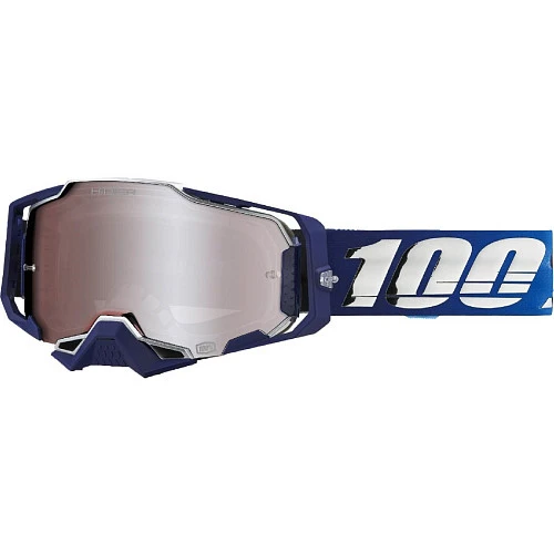 100% Armega Hiper Novel / Mirror Silver Lens мотоочки