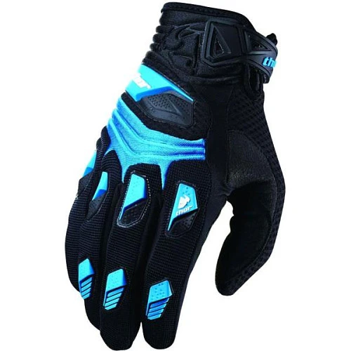 Thor Deflector S14 мотоперчатки, черно-синий